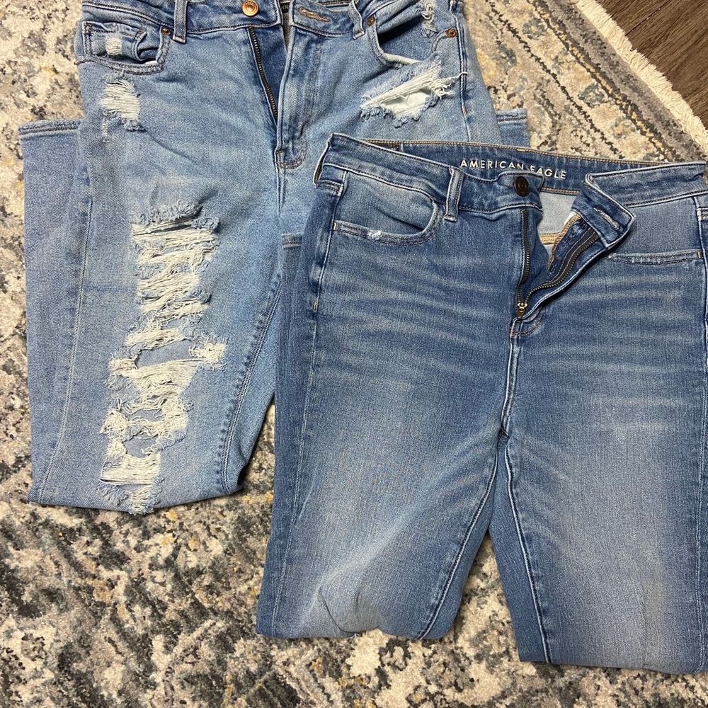 American Eagle Distressed Jeans - 2 Pairs